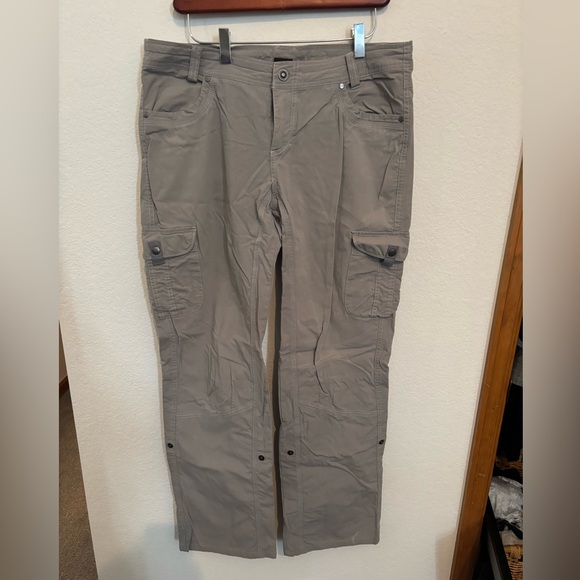 Kuhl Gray Pants cargo with roll up bottoms - Picture 1 of 9